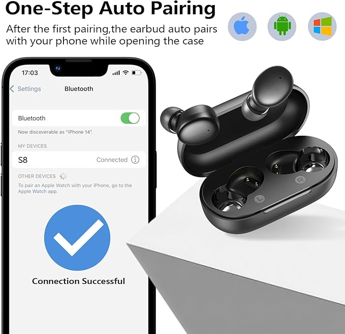High Quality Sound Earbuds- T2 TWS